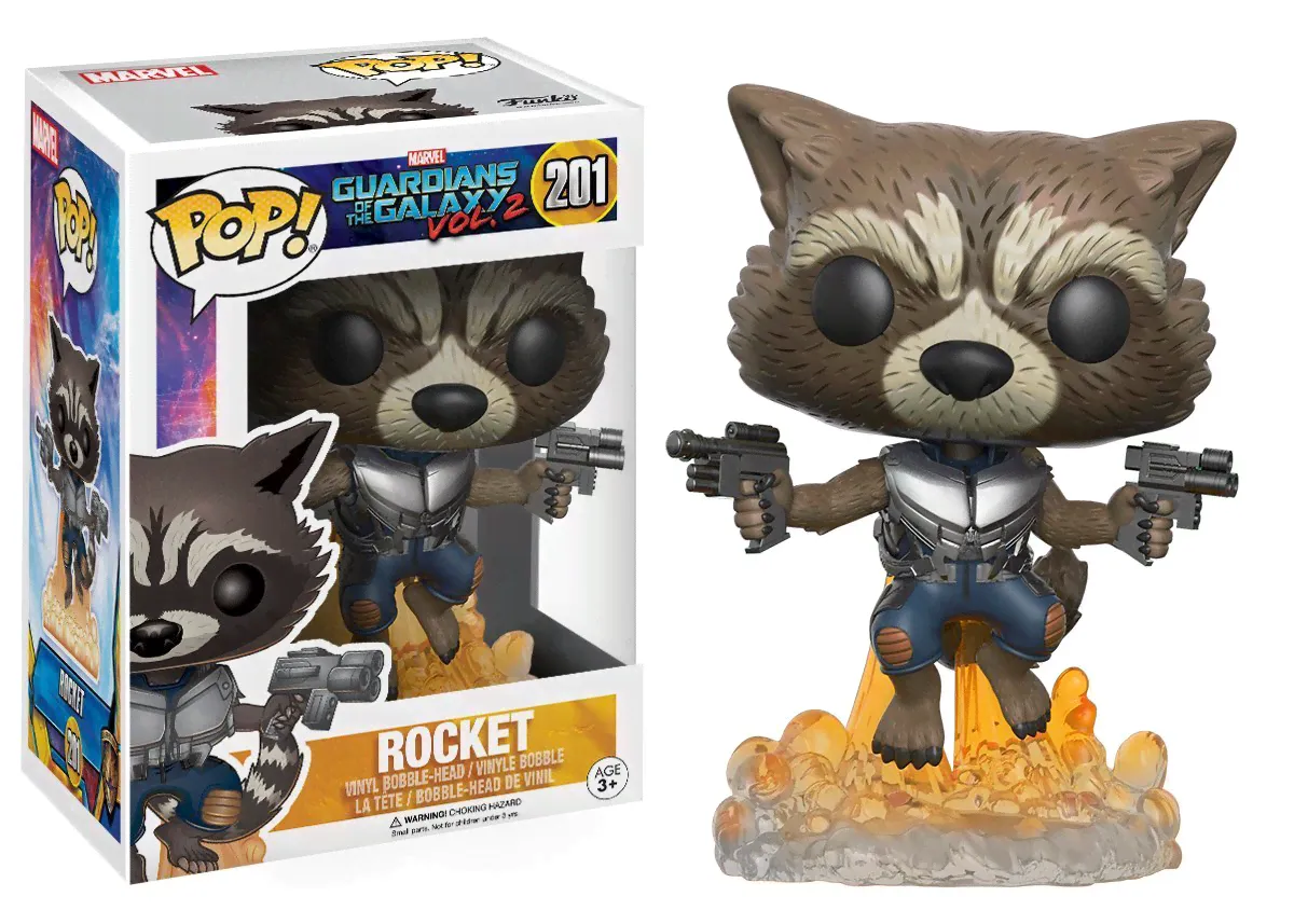 Фигурка Funko POP! Bobble: Marvel: Guardians O/T Galaxy 2: Rocket 13270-0