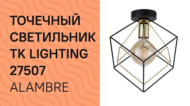 Точечный светильник TK LIGHTING 27507 TK LIGHTING 2702 Alambre обзор