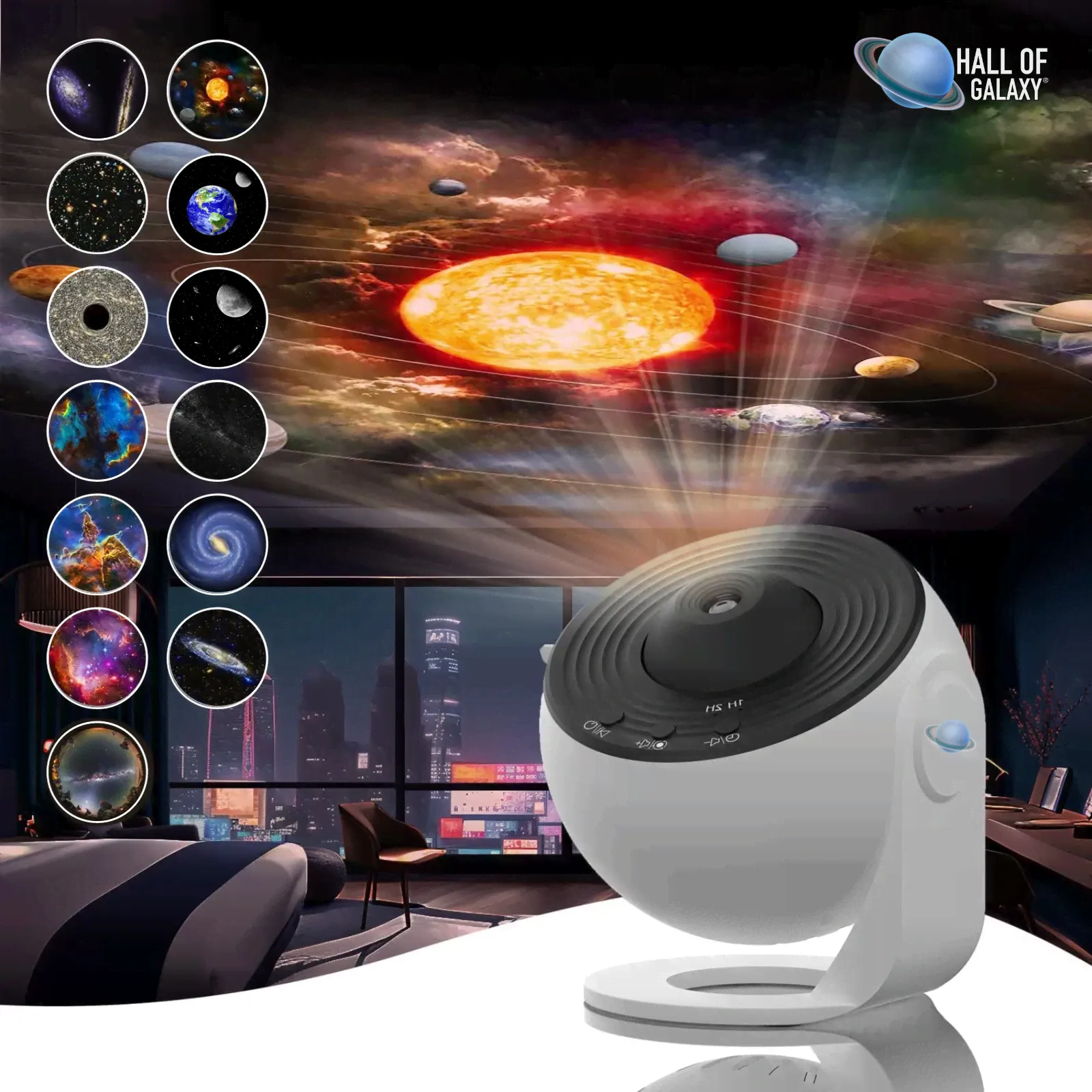 NEBULONIX® 360 ELITE Galaxy Projector